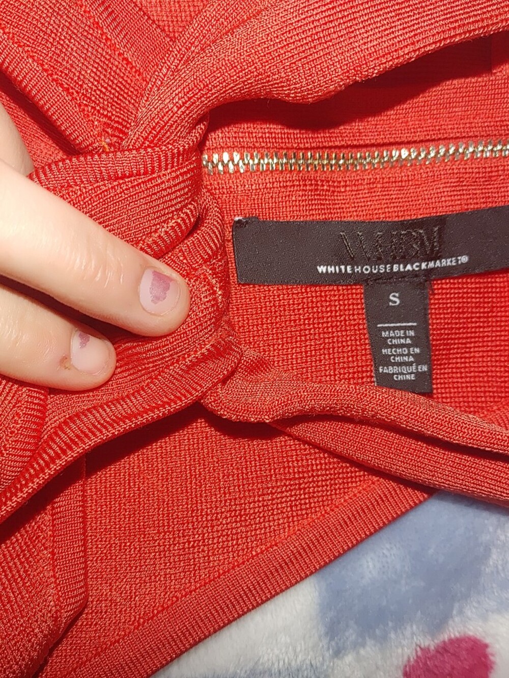 Red Halter Neck Ribbed Tank Top - Picture 2 of 5